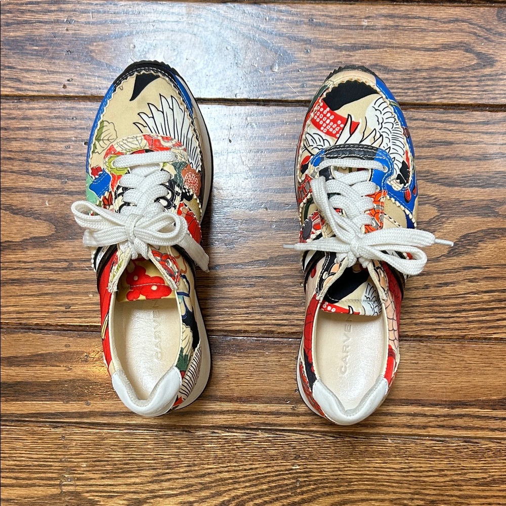 Like new unique Carven Fashion Design Sneakers - soft leather insoles